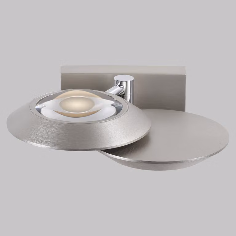 Paul Neuhaus Oculis Diamond LED wandlamp - Grey - 2-lamps - 30 cm