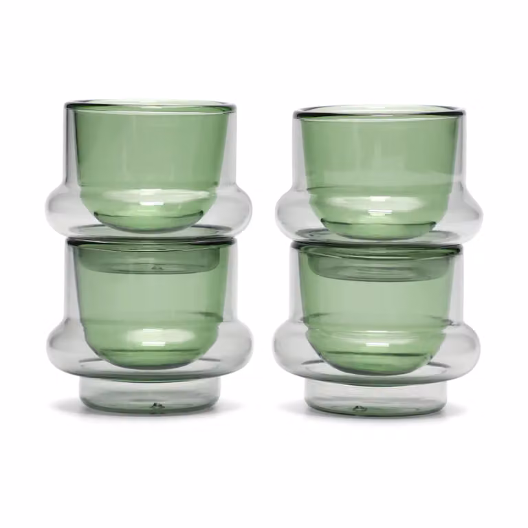 Tom Dixon Bump espressokop 4-pack Groen 5 cl