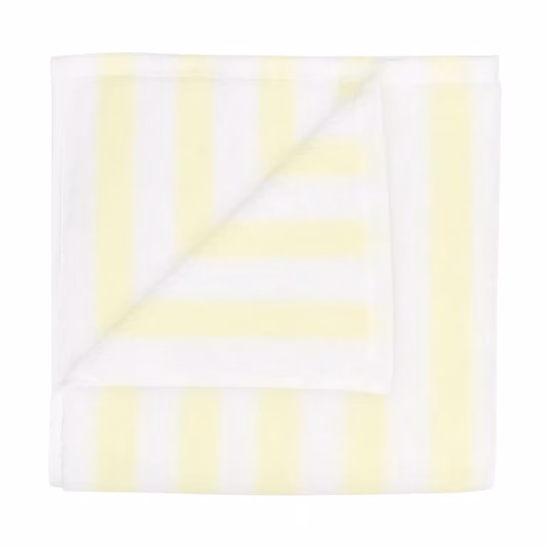 Blomus Arto handdoek Wit-transparant geel, 50 x 100 cm
