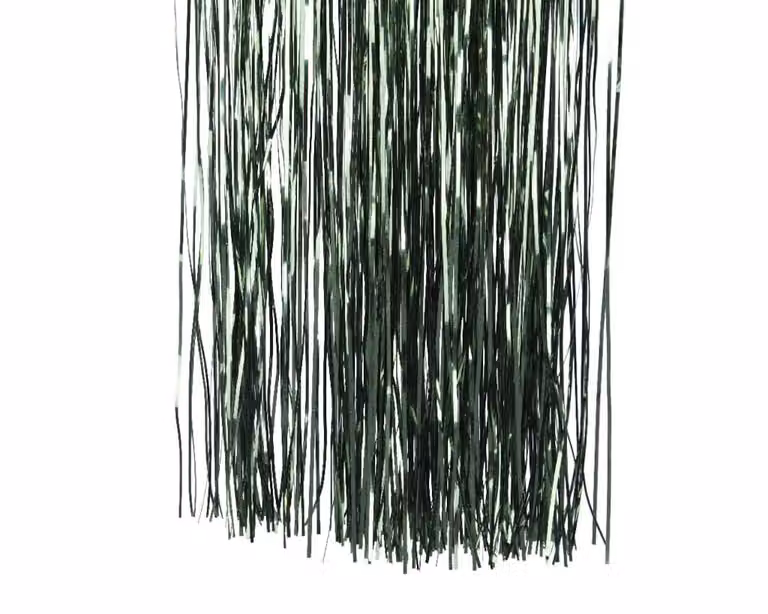 Decoris Vinyl lametta glans dennen groen