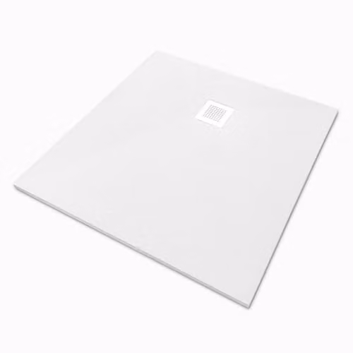 ALONI Madison Douchebak Composiet Mat Wit 100 x 100 x 3 cm