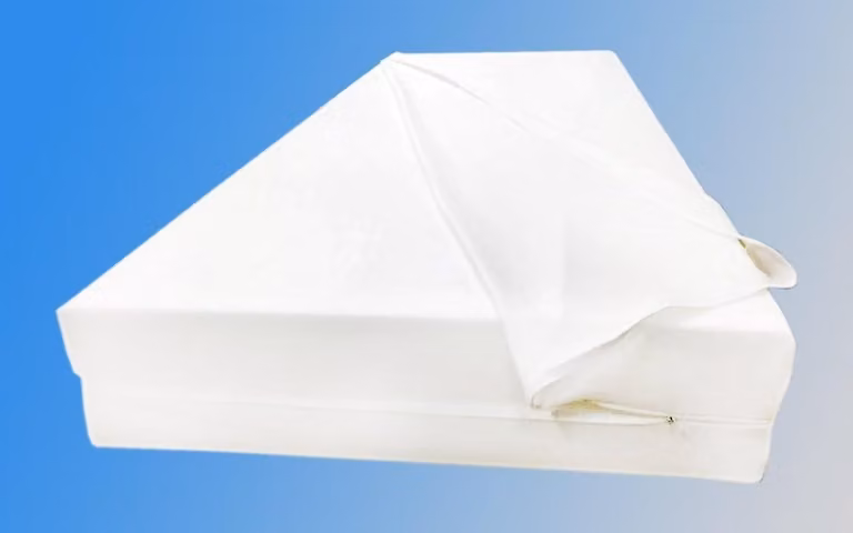 Waterfoam Orthopedisch Schuimmatras met 9 Anti-allergische Zones - Geel - B/D/H: 130 x 185 cm