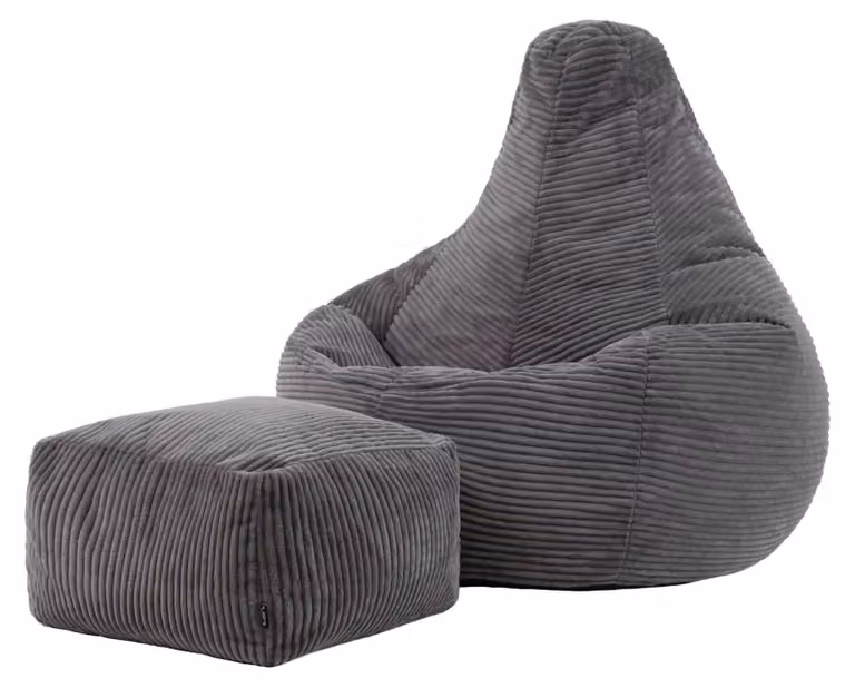 Icon Beanbag voor volwassenen, grijs