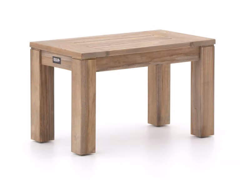 ROUGH Picknickbank voor 1 persoon van Teakhout in Old Teak kleur