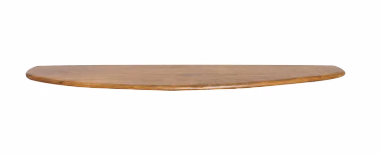 Light en Living Wandplank GINOSU Bruin Oliehout B: 80 cm, D: 20 cm, H: 3 cm