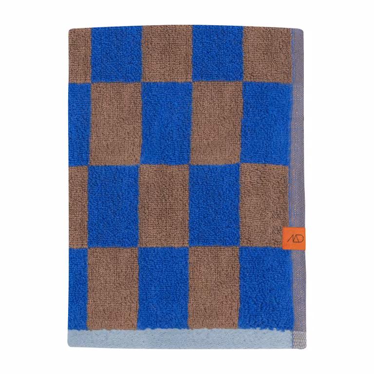 Mette Ditmer Retro handdoek Cobalt, Breedte: 70 cm, Lengte: 133 cm