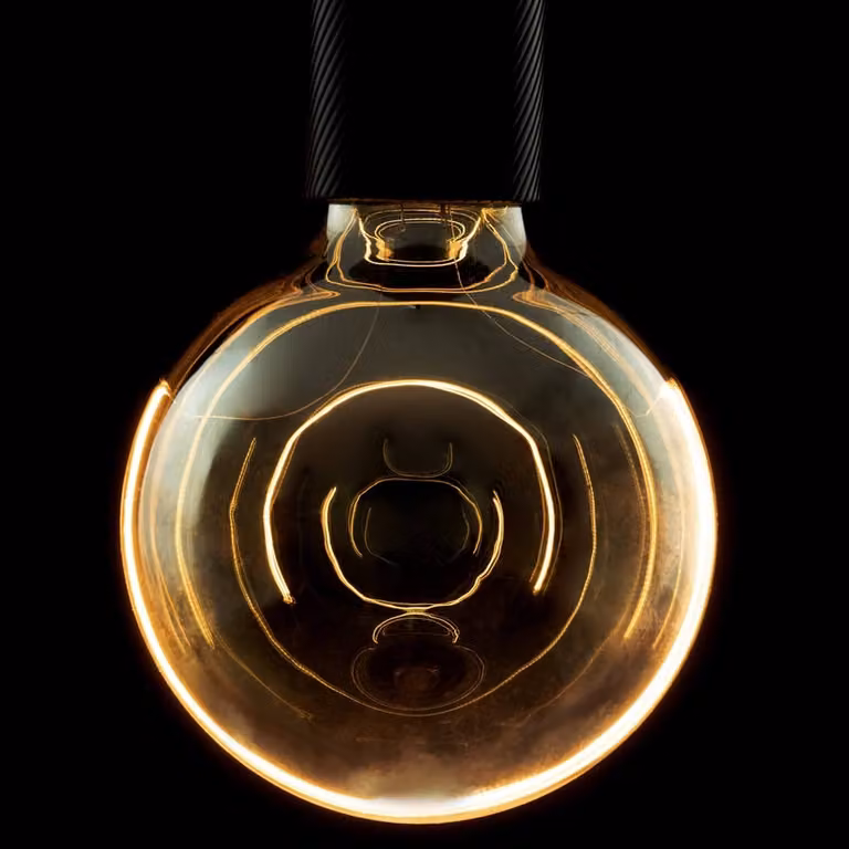 Segula Illusion Smoke Design LED Lichtbron - E27 - 6W - 320lm - 1900K - Transparant - Ø 12,5 cm