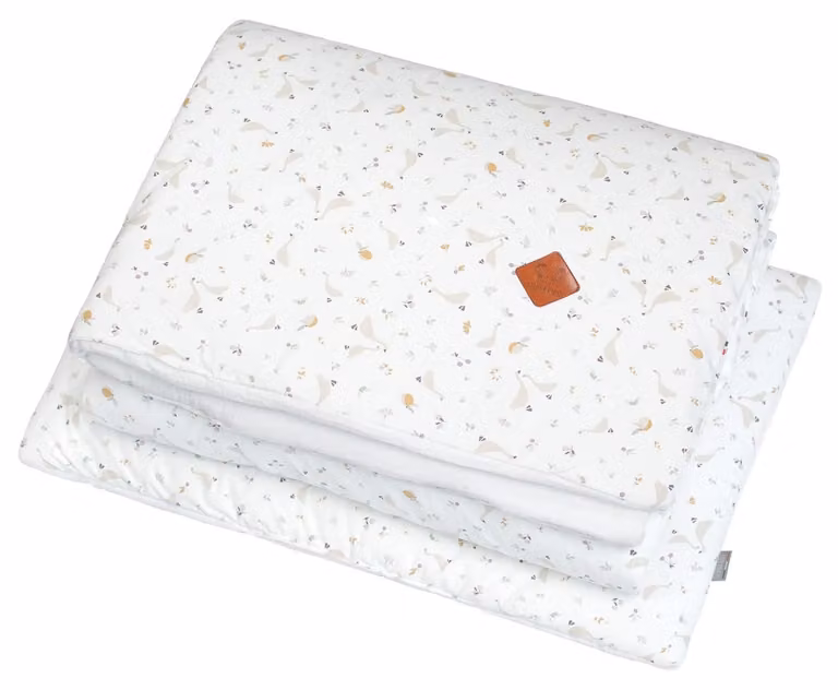 Sevira Kids Bettset Sidonia 2-delig van katoen, Beige, 140 x 100 cm