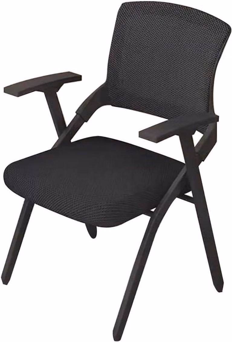Opvouwbare ergonomische accentstoel Nero voor thuiswerken en ontspanning