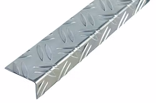 Alberts 468941 hoekprofiel met ribbelreliëf, aluminium, naturel