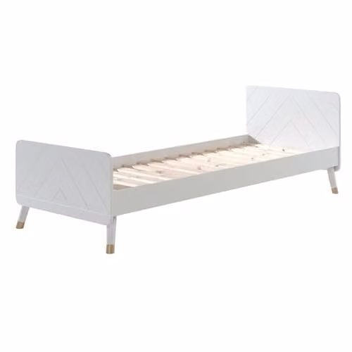 Vipack Bed Billy inclusief lattenbodem - Wit - 90 x 200 cm