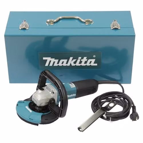 Makita PC5010C betonschuurmachine en betonfreesmachine met 125 mm schijf