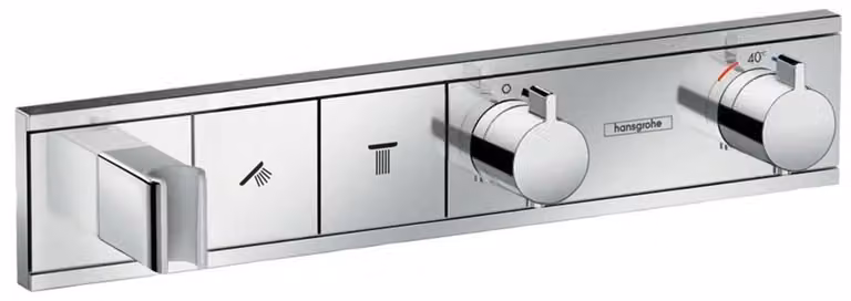 Hansgrohe RainSelect Doucheset met Thermostaat en Waterbesparende Functie, Chroom