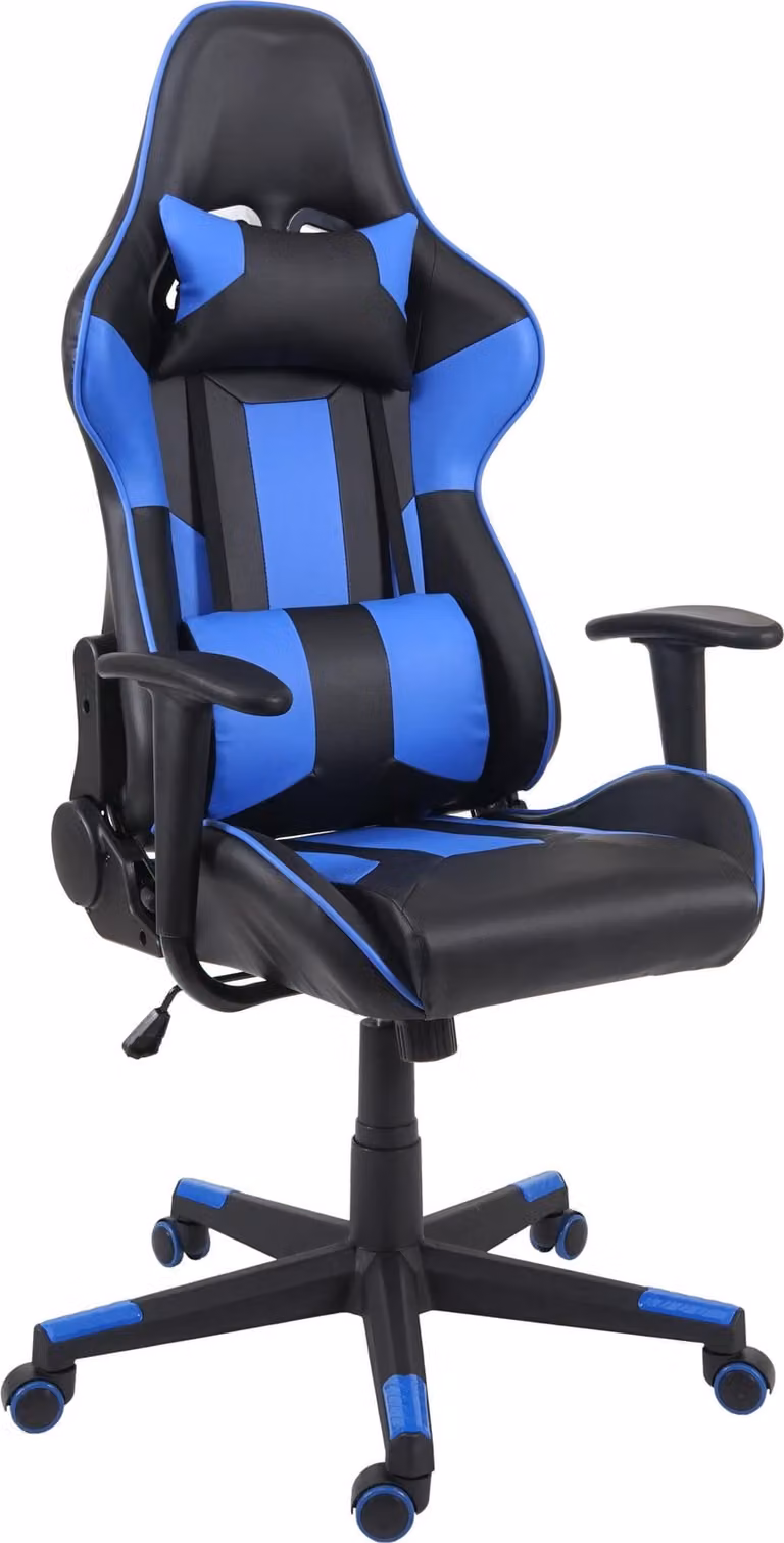 Mendler Gamingstoel zwart/blauw