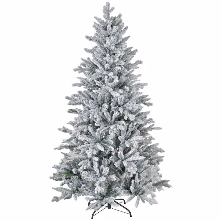 HOMCOM Kerstboom met sneeuwbedekking, 180 cm, groen