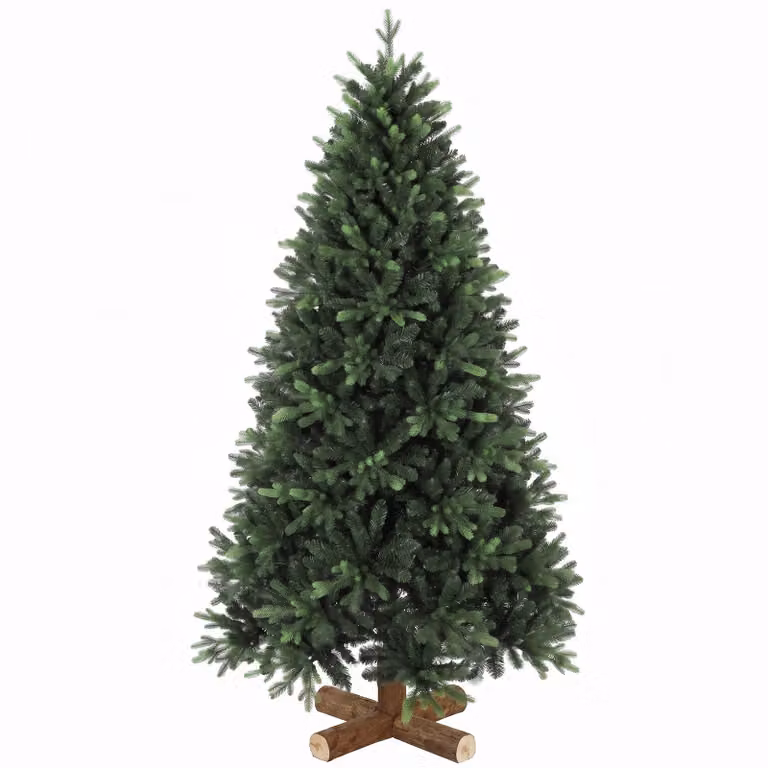 HOMCOM Kunstkerstboom 180 cm met 2419 PE- en PVC-takpunten en scharniersysteem, groen