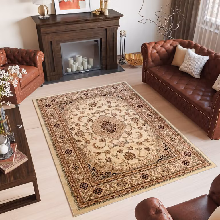 Tapiso Yesemek Vloerkleed Gebloemd Perzisch Tapijt Breedte: 300 cm, Lengte: 400 cm