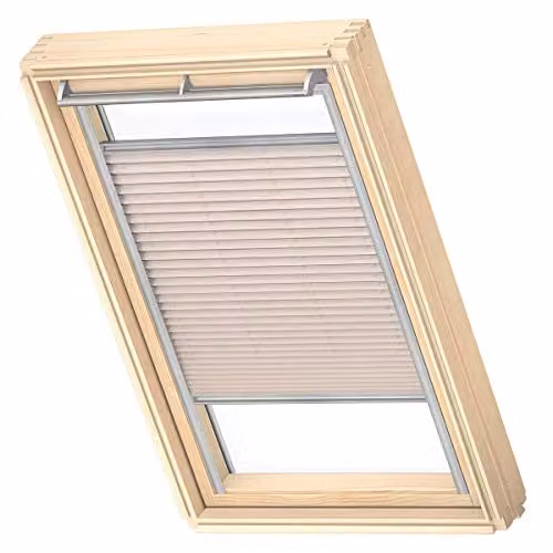 VELUX Dakraam Lichtdoorlatend Plisségordijn FHL, U08, Natural