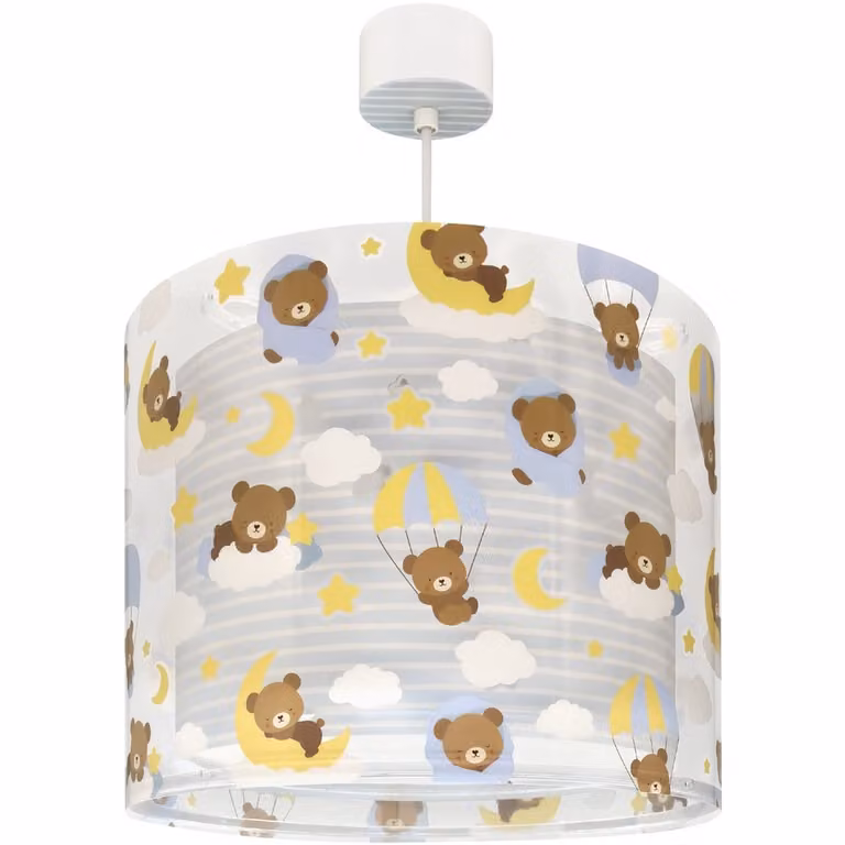Dalber Baby Teddy hanglamp voor de kinderkamer - Blauw/Wit