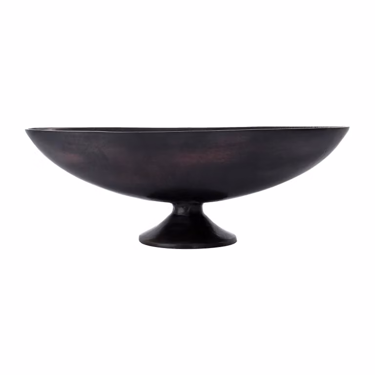 House Doctor Foy schaal, Browned brass, Breedte: 45 cm, Diepte: 15 cm