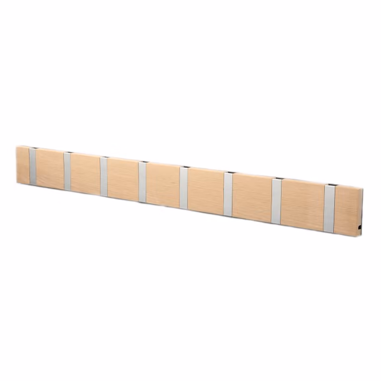 LoCa Knax kledinghanger gewassen eiken-grijs, Breedte: 80 cm