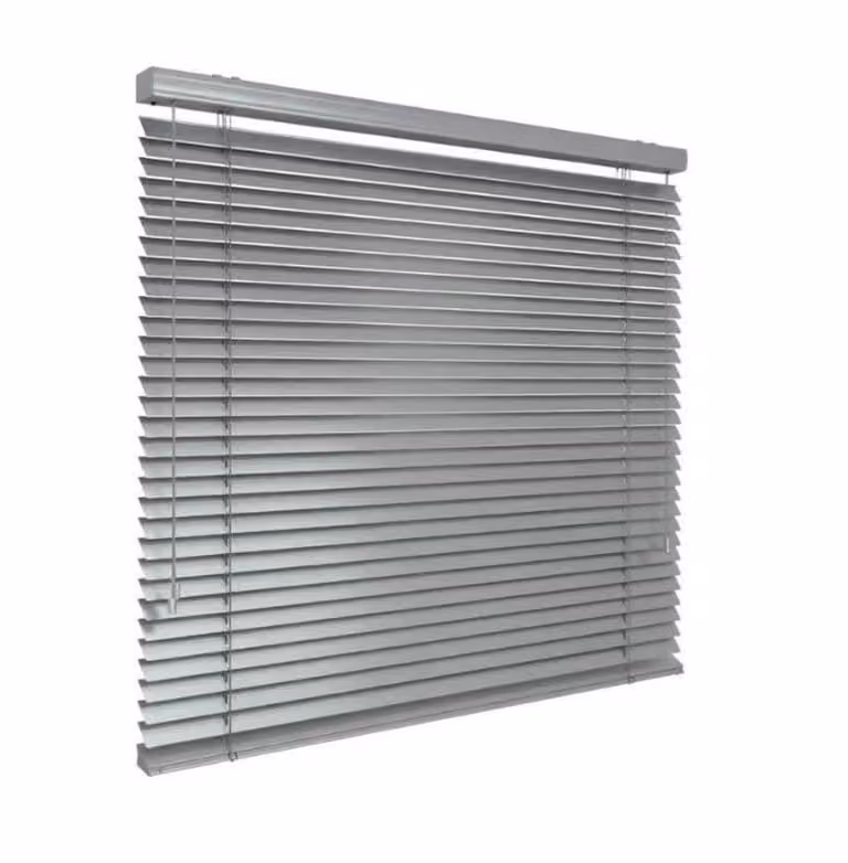 time4blinds Aluminium Jaloezieën voor Binnen, Zilver, B/H: 140 cm x 260 cm, Bediening Rechts, 50mm Lamellen