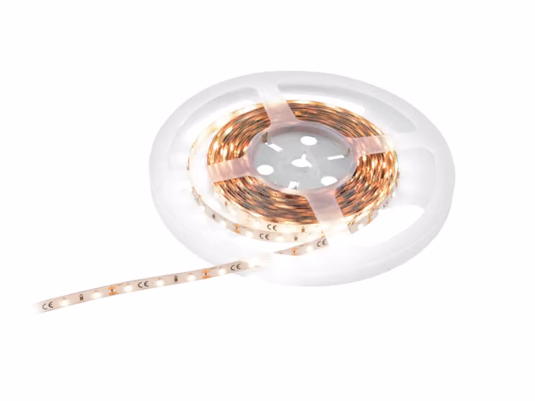 Eurolite LED-strip 300, 5 meter, 3528, 3000K, 24V, constante stroom