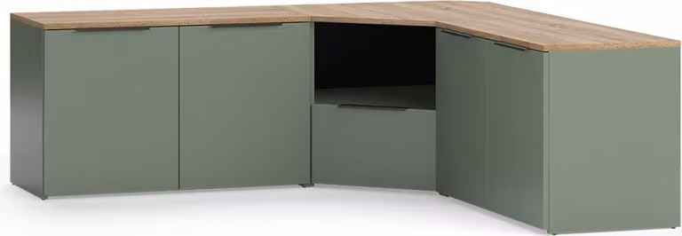 Vicco Wido Woonwand Groen, 3 delen, Model 58552