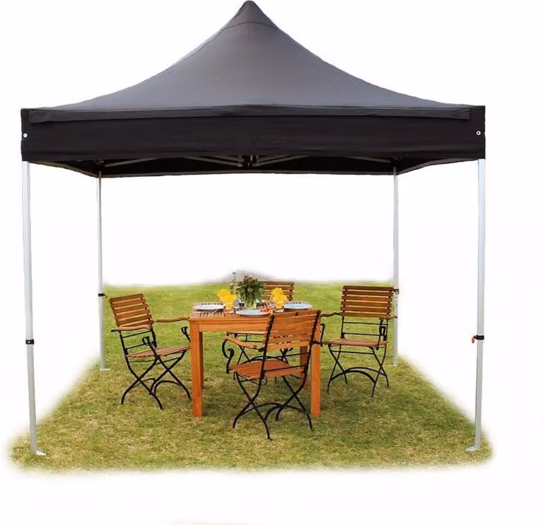 Easy Up Professional Vouwpaviljoen Partytent 3x3 m - Zwart - Aluminium 40mm