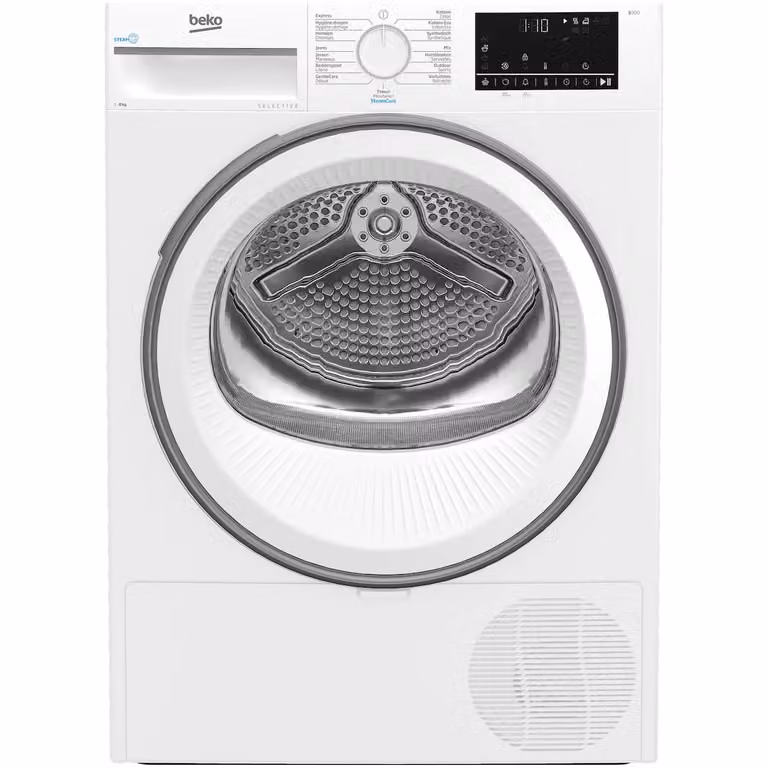 Beko B3T6823W2 SteamCure Selective Line Warmtepompdroger Wit