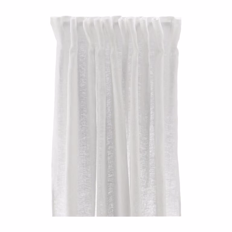Scandi Living Tranquility gordijn met multiband Wit 139 x 250 cm