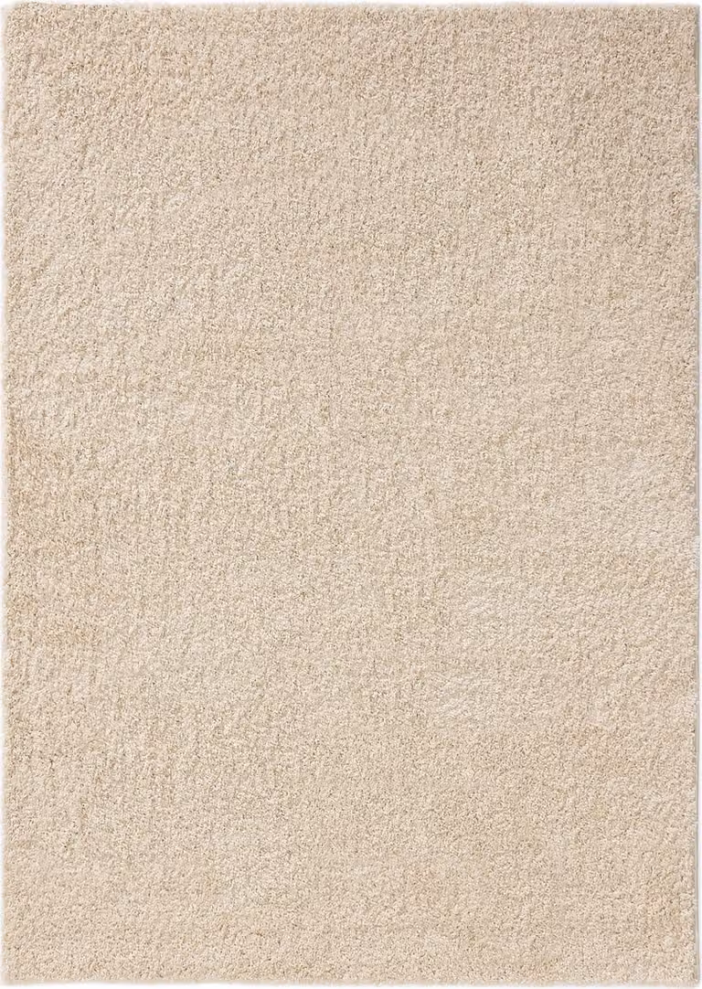 Interiyou Sofia Wasbaar Hoogpolig Tapijt, Crème, 200 x 290 cm