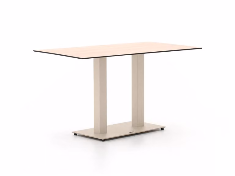 Forza Furniture Tuineettafel Forza - Rechthoekig - Bruin/Beige - HPL/Kunststof
