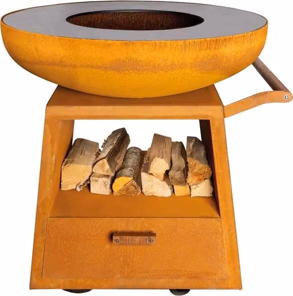 White Fire Nomad Barbecue van Cortenstaal - Breedte: 94,5 cm
