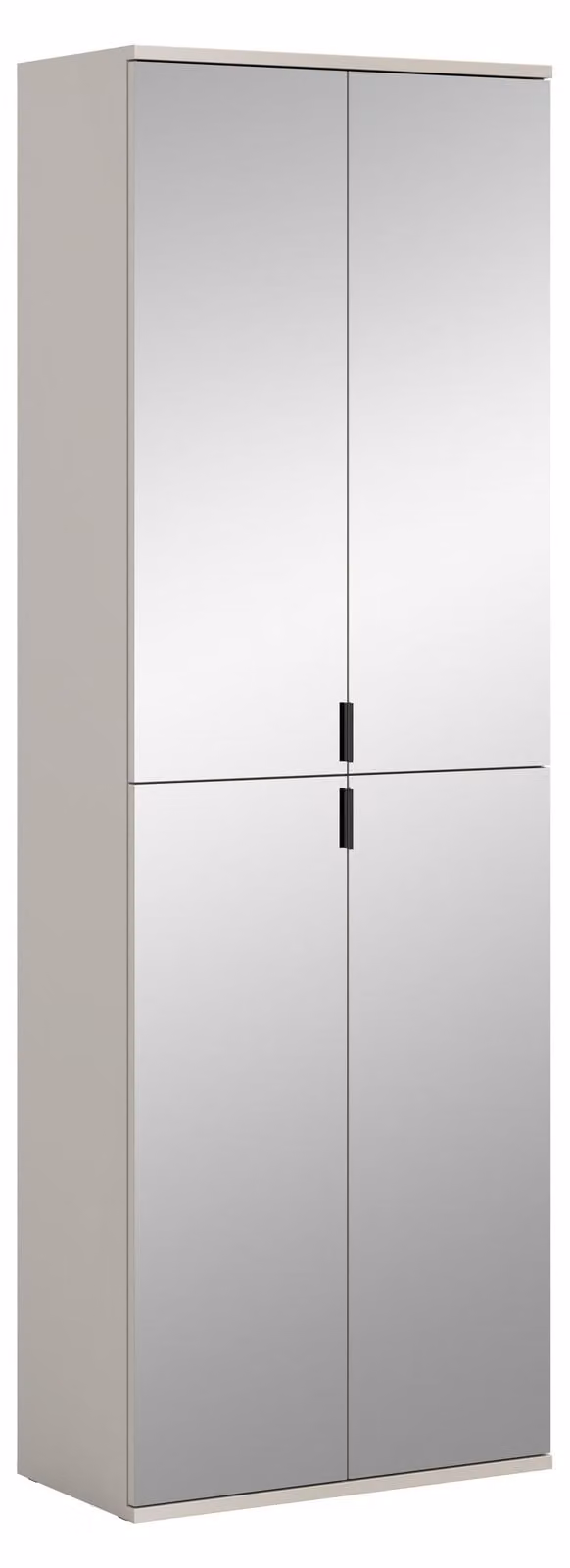 Xonox Kledingkast met spiegels, Wit, B/D/H: 98 x 61 x 193 cm