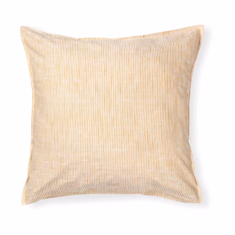 Juna Monochrome Lines kussensloop Okergoud 50 x 70 cm