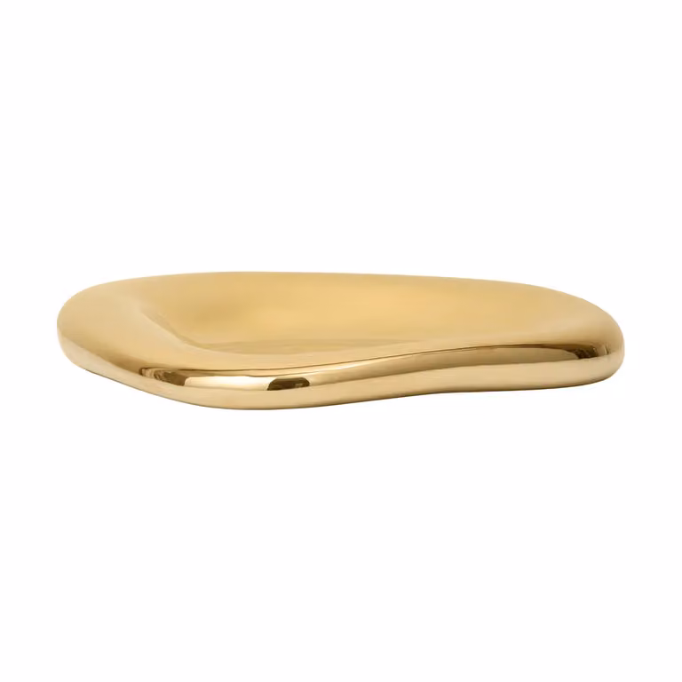 Ferm Living Bellure decoratieschaal messingfinish Ø35 cm