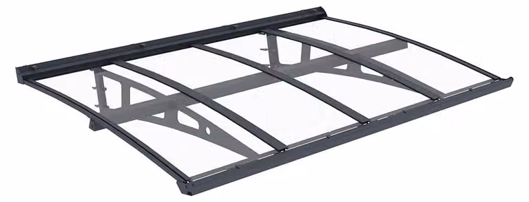 Westmann Metall zonnescherm Luxa, antraciet, B: 100 cm, H: 150 cm, D: 32 cm