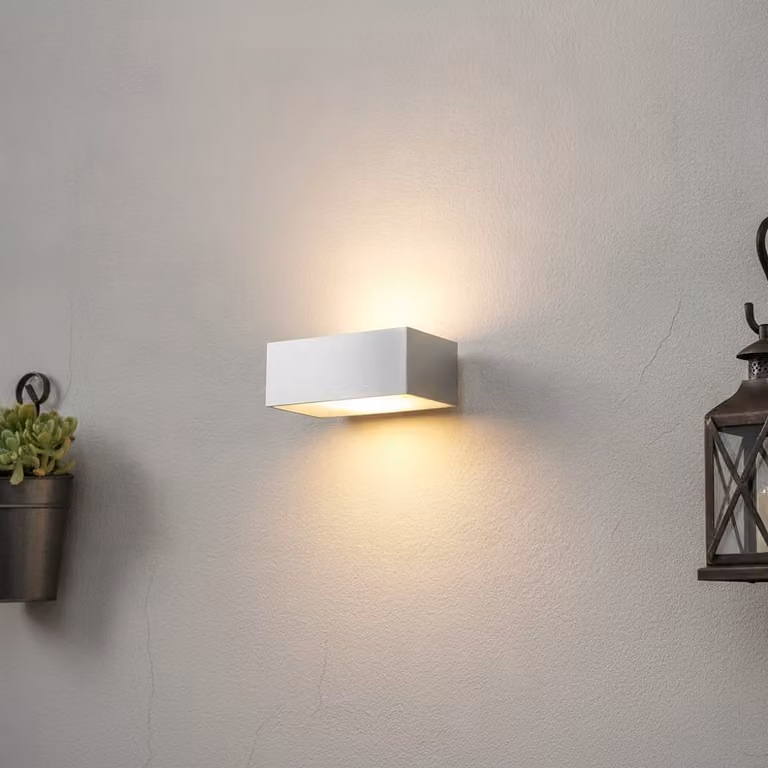 Artdelight Eindhoven LED Buitenlamp Up Down - Zilver Aluminium