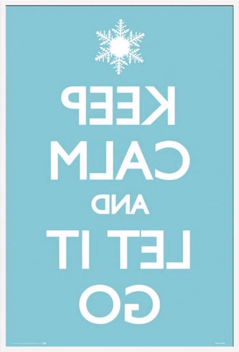 Poster met Wissellijst en Acryl Glas Schijf - Wit - B/D/H: 61 x 915 cm