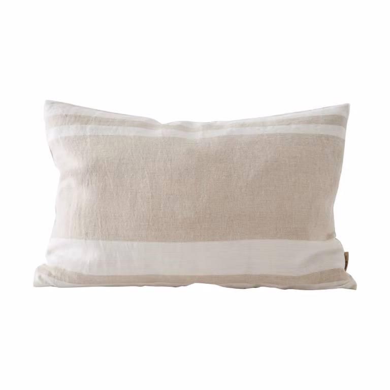 Tell Me More Jules kussensloop Natural stripe 40x60 cm