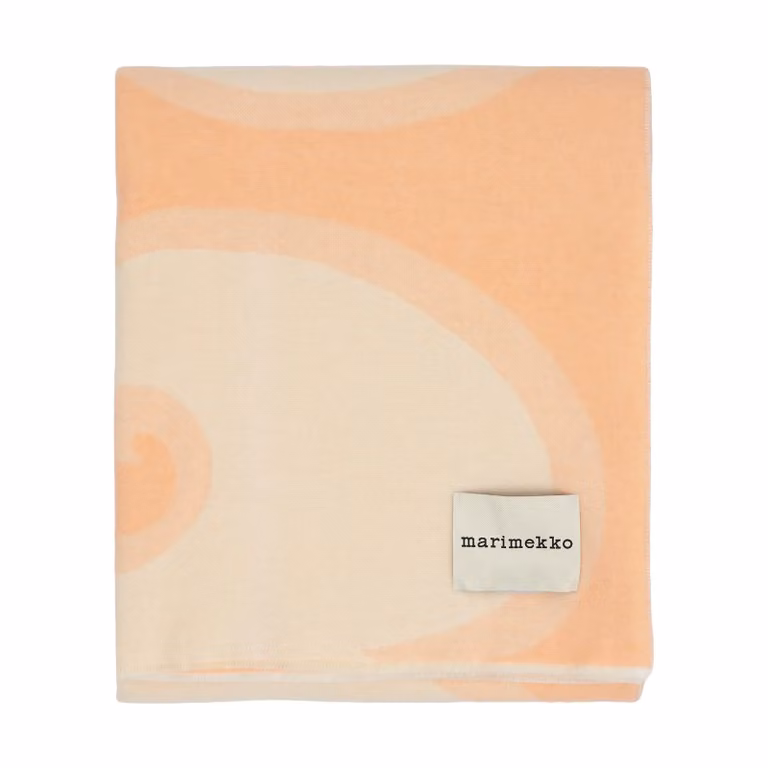 Marimekko Jokeri plaid Powder-off white 130 x 170 cm