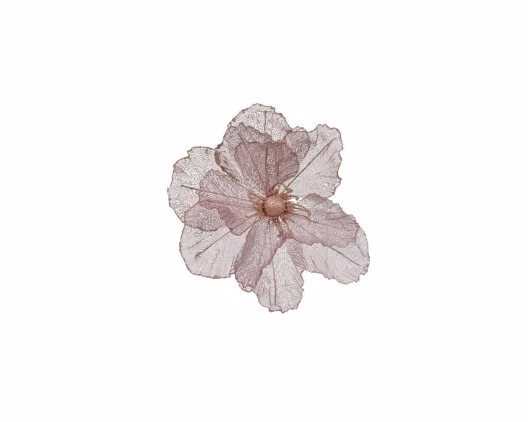 Everlands Papaver kerstdecor rose pink multicolor H: 27 cm, B: 27 cm, D: 10 cm