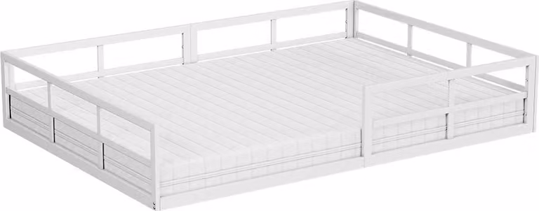 Vitalispa Minno Kinderbed Wit met Matras B/D: 140 x 200 cm