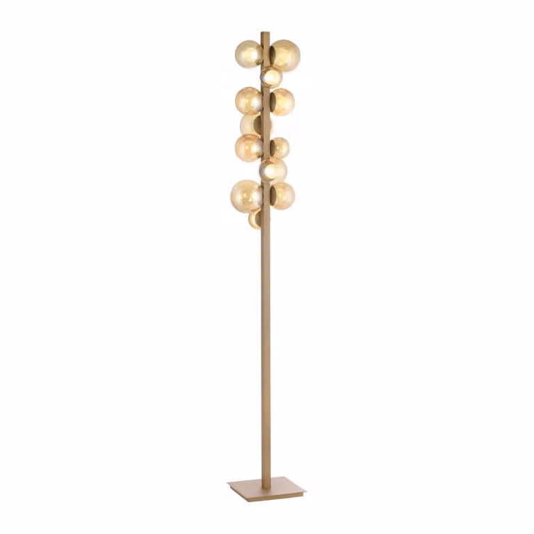 Paul Neuhaus Pure Popup design vloerlamp - Brons - Hoogte: 160 cm