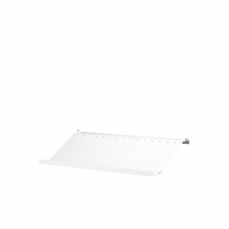 String schoenenrek van metaal wit, Breedte: 58 cm, Diepte: 30 cm