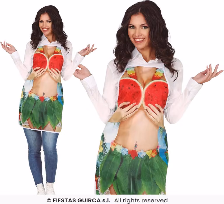 Sexy Hawaii Schort voor Vrouwen met Meloenen Motief