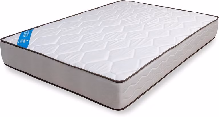 Slaapcomfort Matras Wit Grijs B/D/H: 135 x 190 x 24 cm