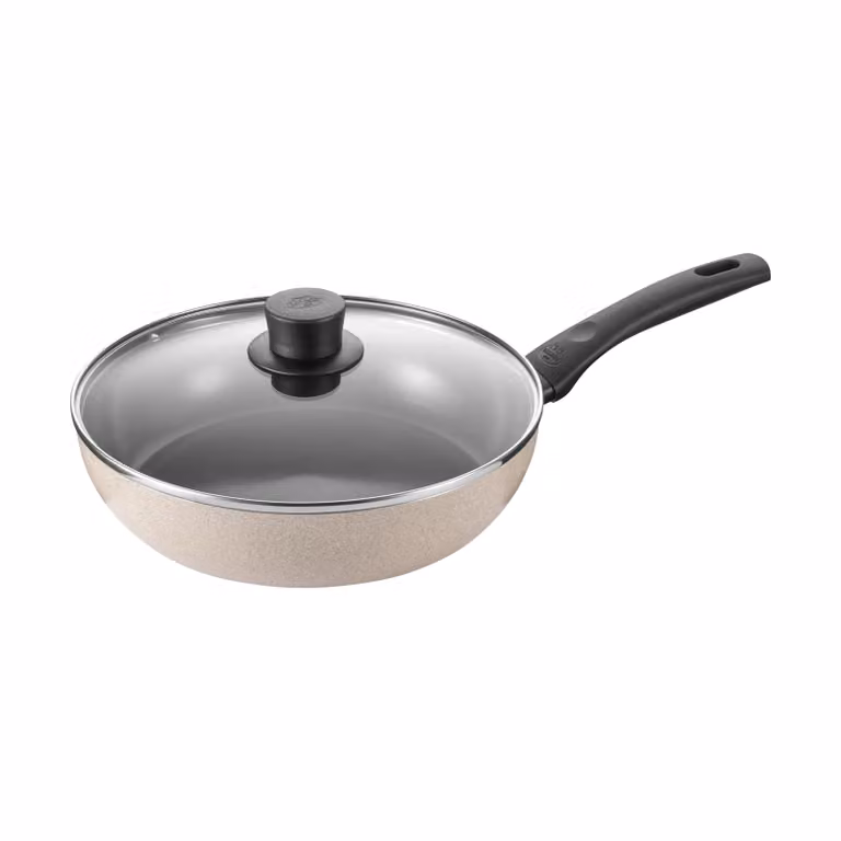 Ballarini Ledro keramische sauteerpan met glazen deksel 28 cm