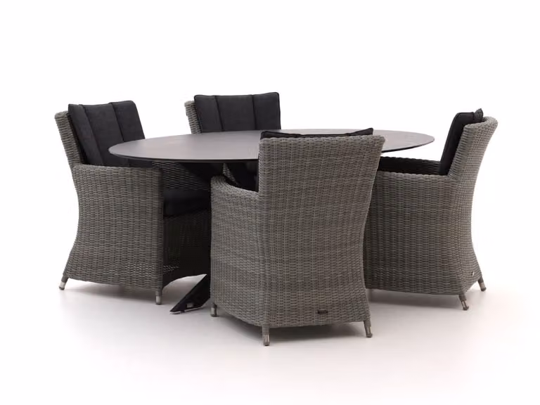 Intenso Furniture Diningset Intenso voor 4 personen met sintered stone voor in de tuin of op het terras